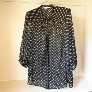 Pete Nygard polka dot blouse